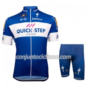Conjunto Maillot + Culotte Corto 2018 Quick Step Floors N001